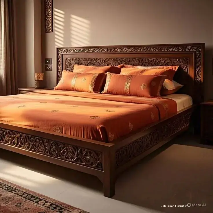 Tempat Tidur Jati Untuk Kamar Tidur Besar